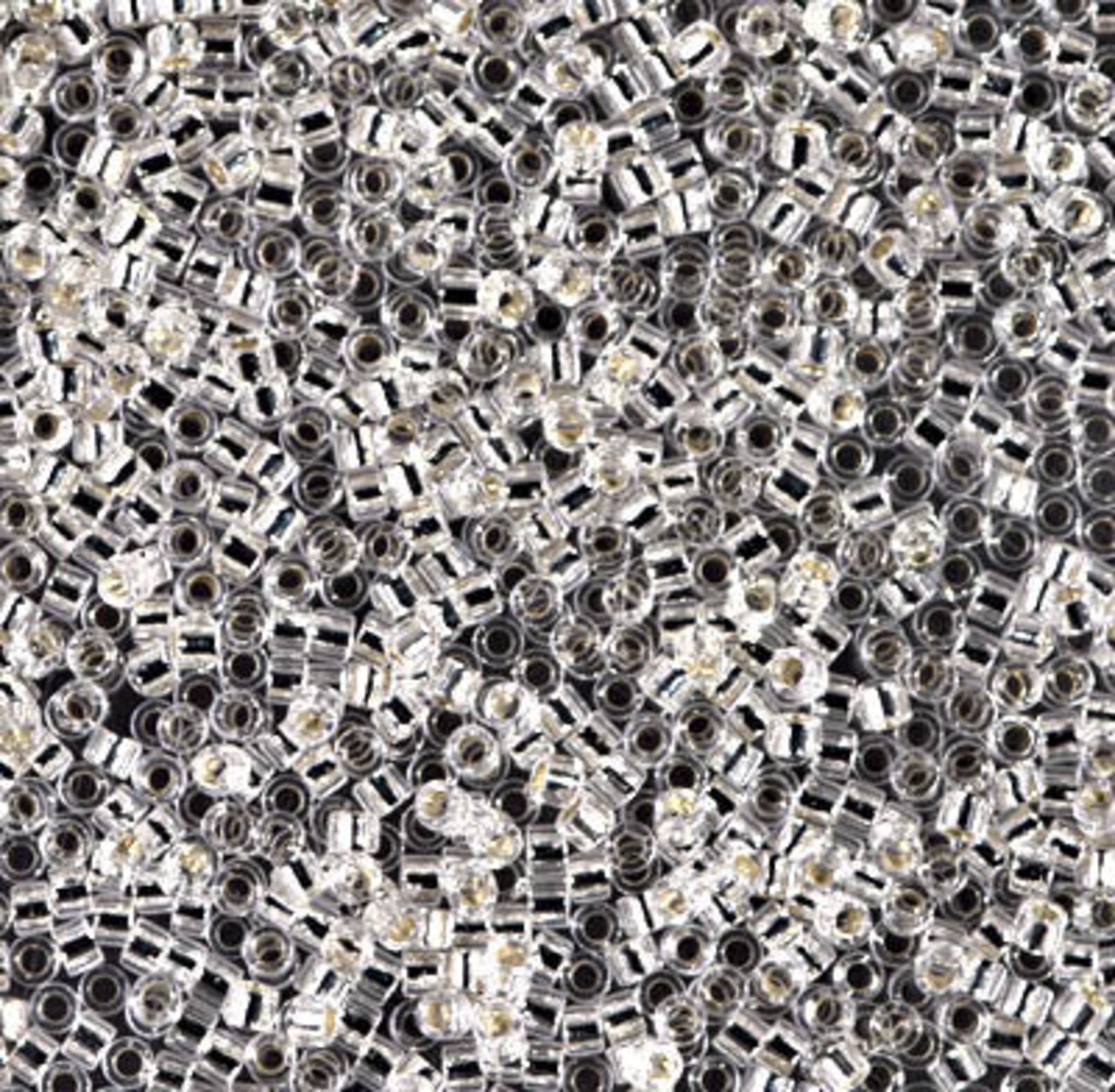 Miyuki Delica Bead 11/0, DB0041, Silver Lined Crystal, 5 grams